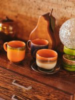 70’s ceramics café mugs - 4 stk - Brazil - Billede 5