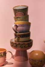 70’s ceramics cappuccino mugs - 4 stk - Vista - Billede 4