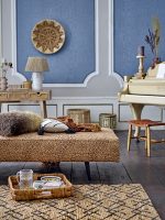 Ganja Plaid, Brun, Genanvendt Bomuld - Billede 2