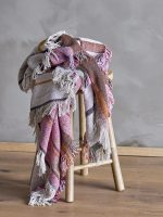 Toscana Plaid, Multifarvet, Genanvendt Bomuld - Billede 2