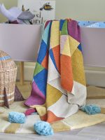 Colorine Plaid, Multifarvet, Genanvendt Bomuld - Billede 2