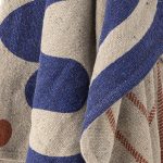 Eviaya Plaid, Blå, Genanvendt Bomuld - Billede 2