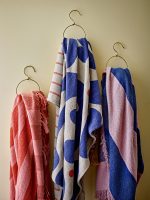 Eviaya Plaid, Blå, Genanvendt Bomuld - Billede 3