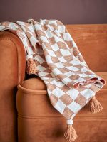 Chola Plaid, Brun, Bomuld OEKO-TEX® - Billede 4