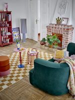 Reims Plaid, Multifarvet, Genanvendt Bomuld - Billede 2