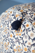 Pouf 30x55cm Roja Indigo - Billede 3