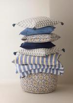 Pouf 30x55cm Roja Indigo - Billede 2