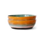 70’s ceramics pasta bowls - 2 stk - Golden Hour - Billede 2
