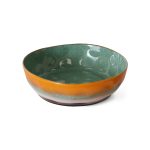 70’s ceramics pasta bowls - 2 stk - Golden Hour