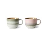 70’s ceramic tea cups - 2 stk - Nova