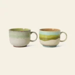 – 70s ceramics tea cups, Set af 2 – Neo - Billede 2