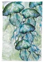 Jellyfish Tea Towel