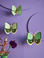 Fern Striped Butterflies, set of 3 - Billede 2
