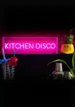 Kitchen Disco LED Neon Sign - Billede 2