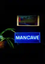 Blue Mancave Neon Sign - Billede 2