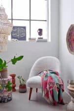 Isnel Plaid, Multifarvet - Genanvendt Bomuld - Billede 3