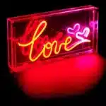 Love Neon LED Acrylic Lightbox - Billede 3