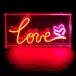 Love Neon LED Acrylic Lightbox - Billede 2